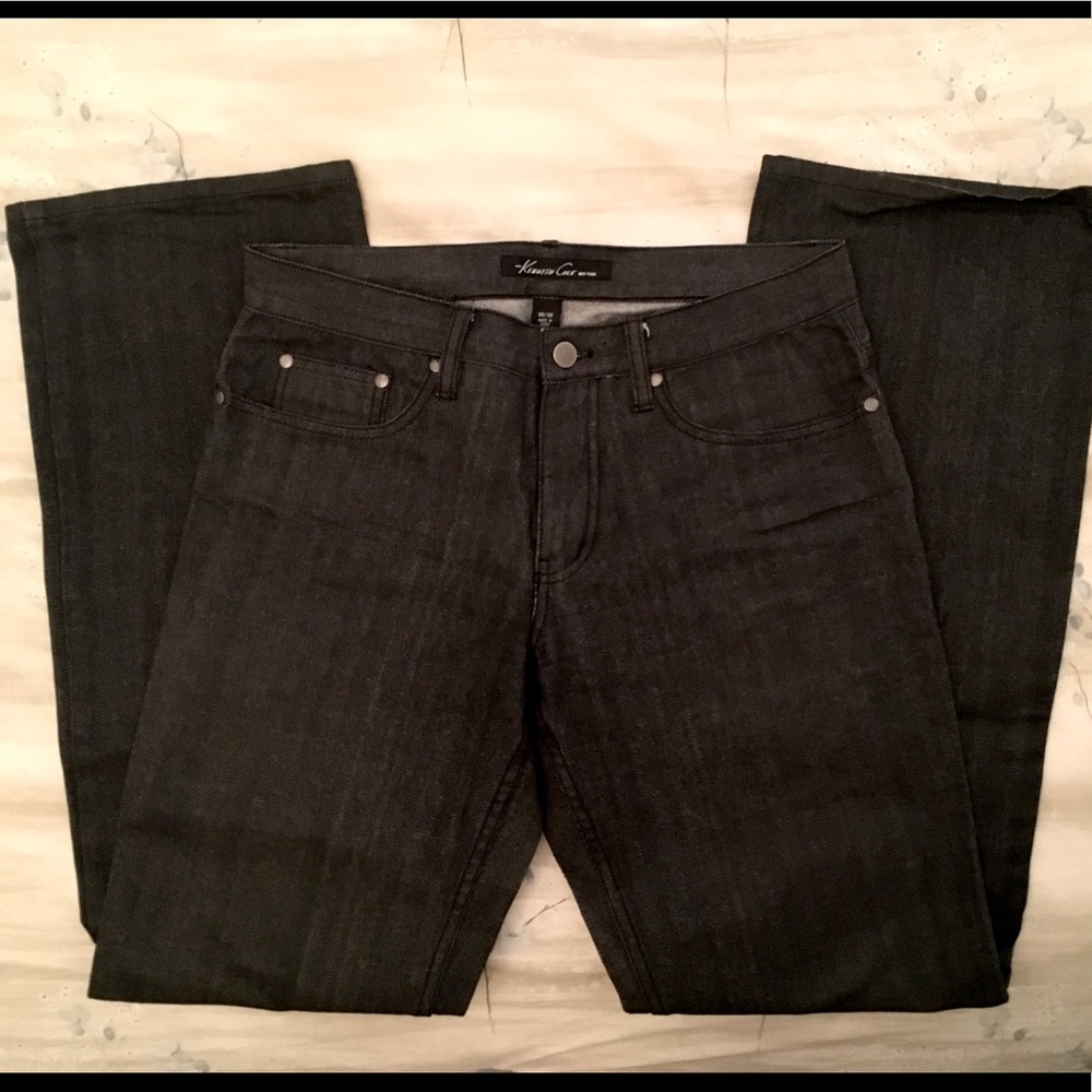 Kenneth Cole NY Black Jeans, 30x32, Straight Leg